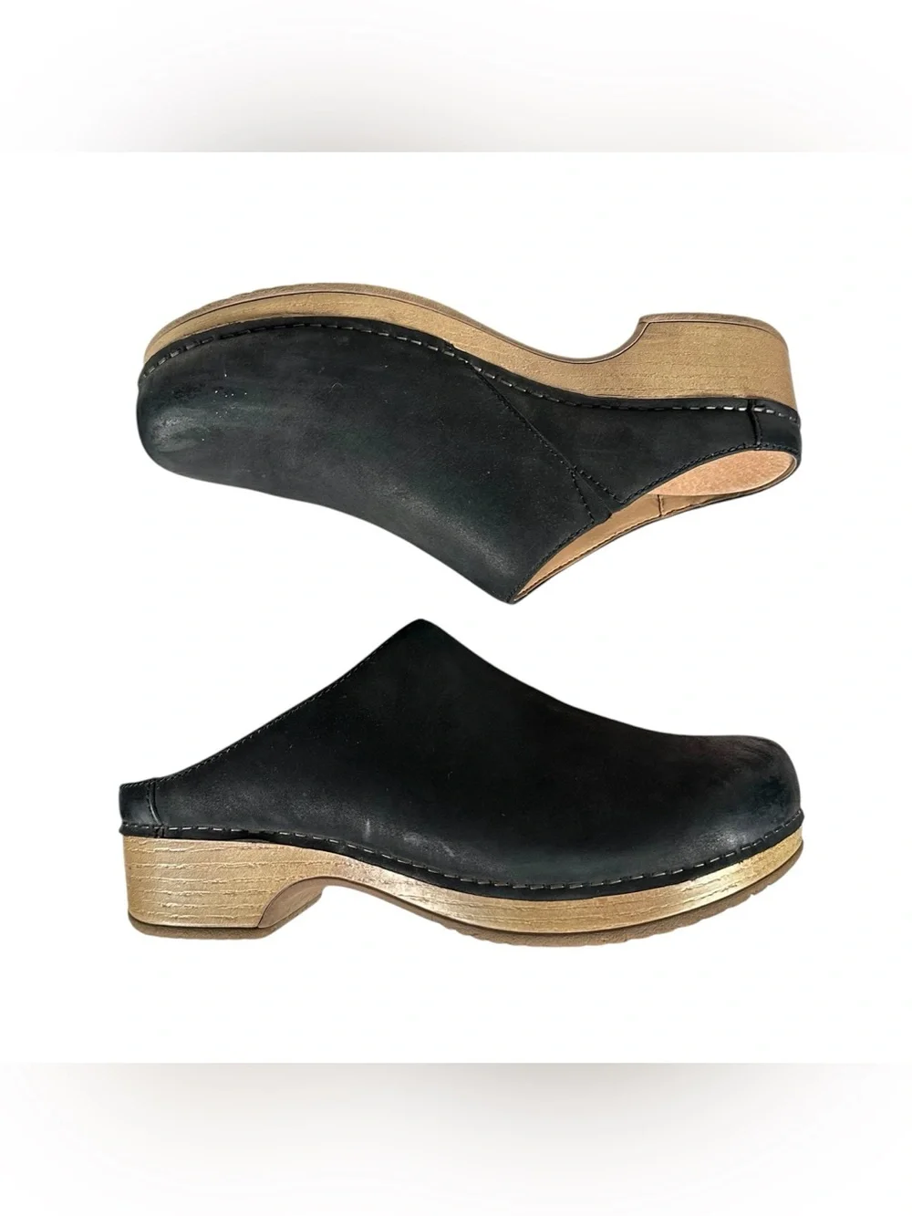 DANSKO Brenda Minimalist Mules in black burnished suede - Picture 10 of 10